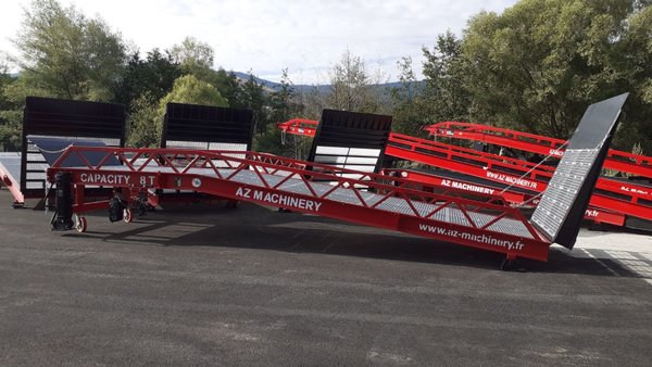 Loading Ramp with with hydraulic tilting bridge - AZ RAMP - STAR- 20T. 20 ton capacity