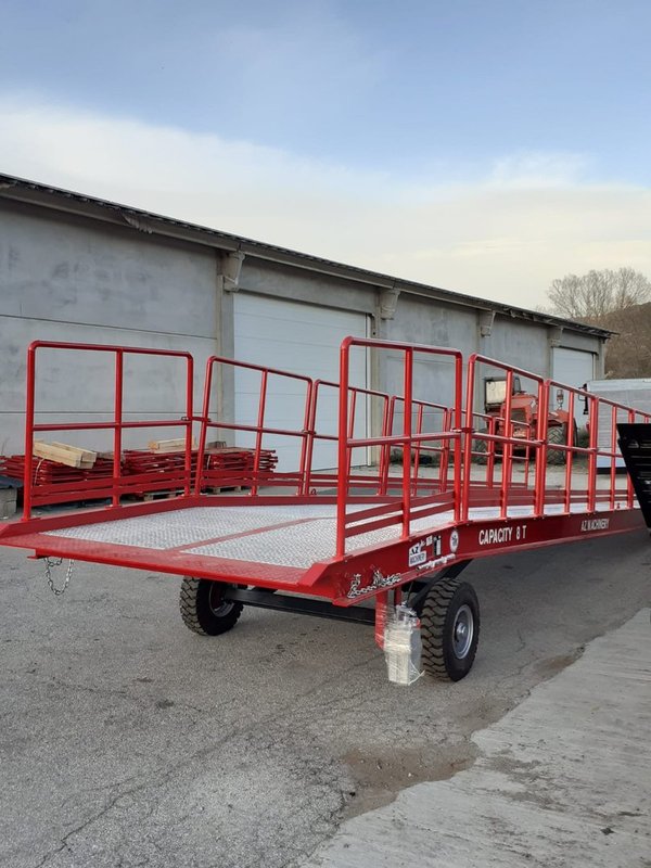 AZ RAMP-EASY XL-12-RL . Mobil Loading Ramp  WIDE With Level Off, 12 t Capacity
