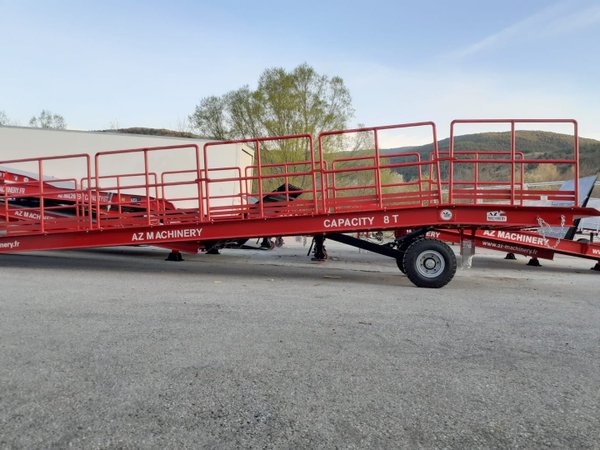 AZ RAMP-EASY XL-15-RL . Mobil Loading Ramp  WIDE With Level Off, 15 t Capacity