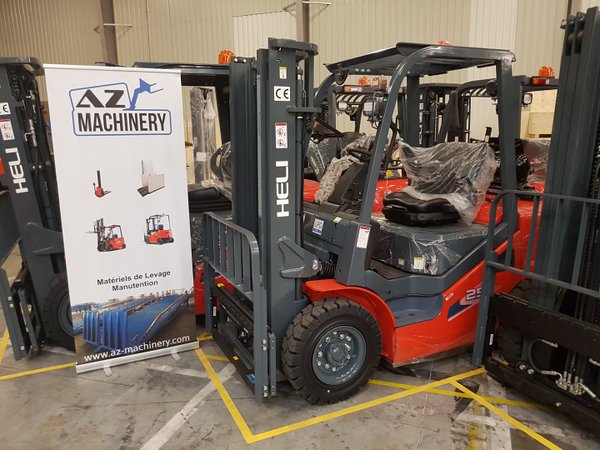 New Forklift Truck -Capacity  2.5t LPG-HELI CPYD25-RCH  Duplex Mast 3.30 m