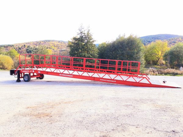 AZ RAMP-EASY XL-8 OTC . Mobil Loading Ramp  WIDE With Level Off, 8 t Capacity