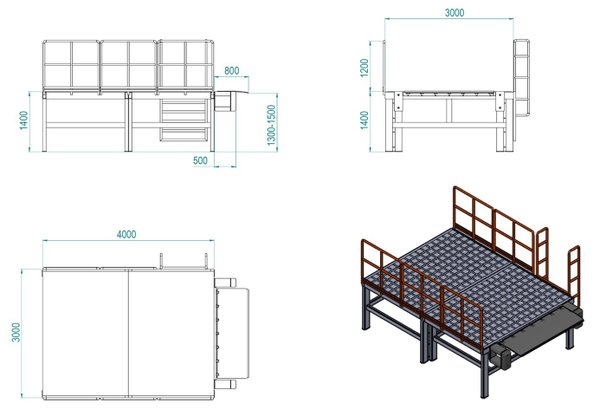 Dock Table- AZ RAMP-Customised