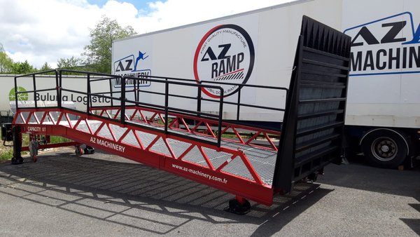 Used Ramp with with hydraulic tilting bridge -  AZ RAMP - STAR-RL- 8T. 8 ton capacity